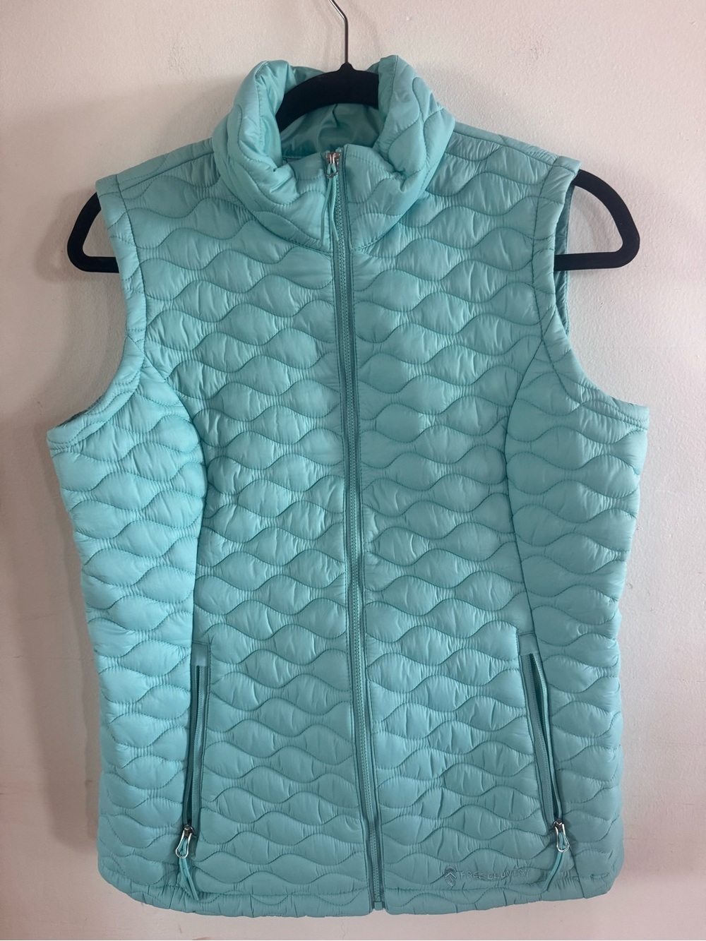 Free Country Women’s S Puffer Vest Equestrian Travel Comfort